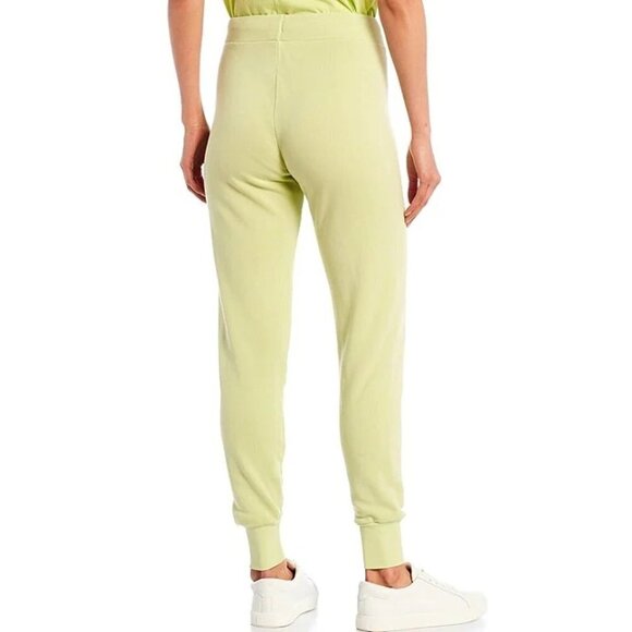 NWT Wildfox cotton blend lime green “Love Life” jogger trackpants, L - Picture 6 of 16